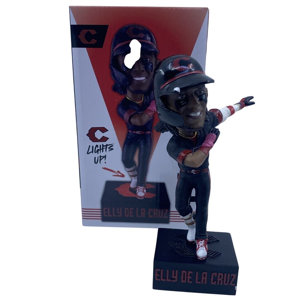 2026 Elly De La Cruz Lights Up Pick-6 Bobblehead Cincinnati Reds SGA New in Box